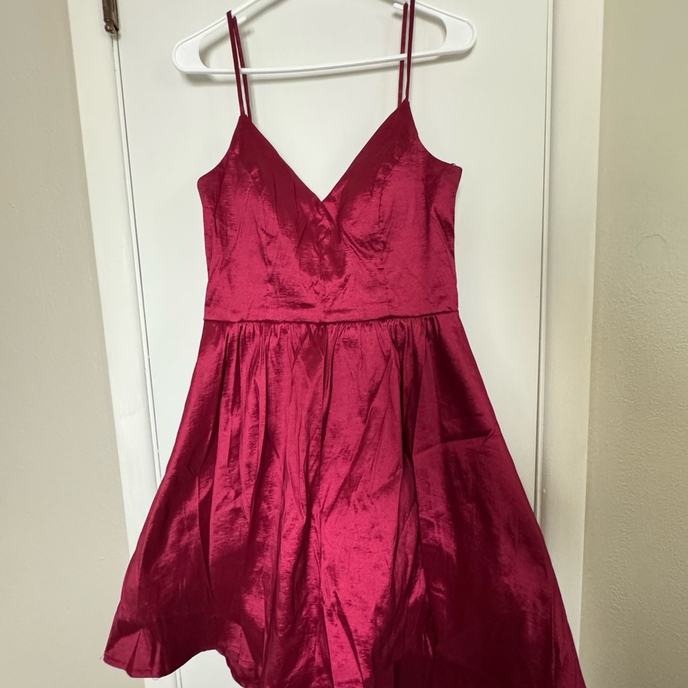B. Smart Radiant Burgundy Women’s Formal Dress